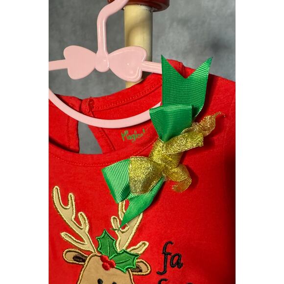 Dancing Reindeer Shirt - Size 2T - Picture 4 of 5